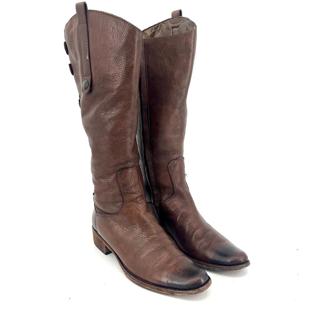 Matisse Women's Sargent‎ Tall Brown Leather Riding boots (6.5)